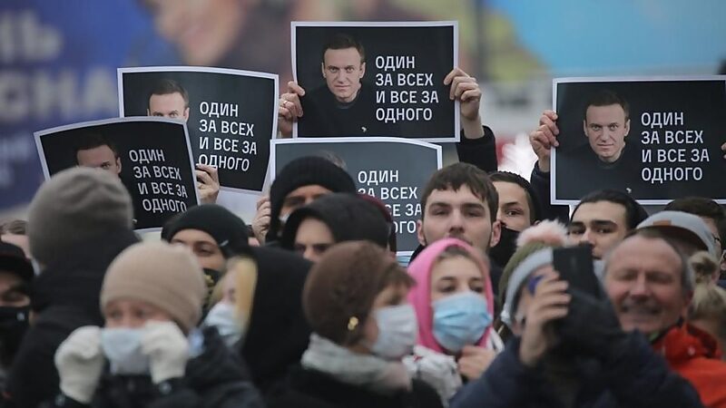 navalny protest arrest moscow