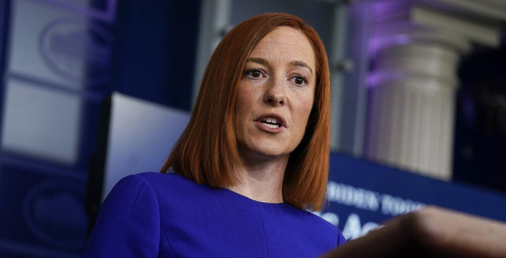 Click to enlarge Jen psaki biden press