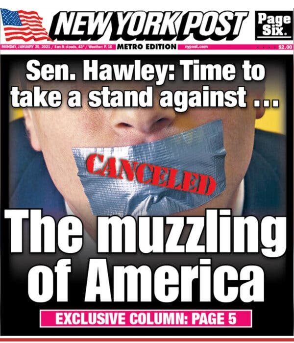 Click to enlarge hawley muzzling america