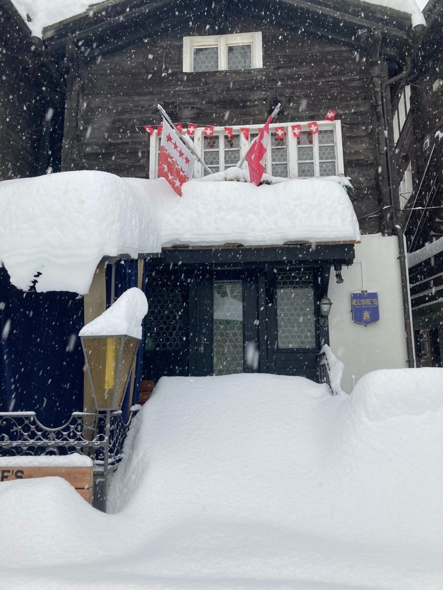 Zermatt under snow