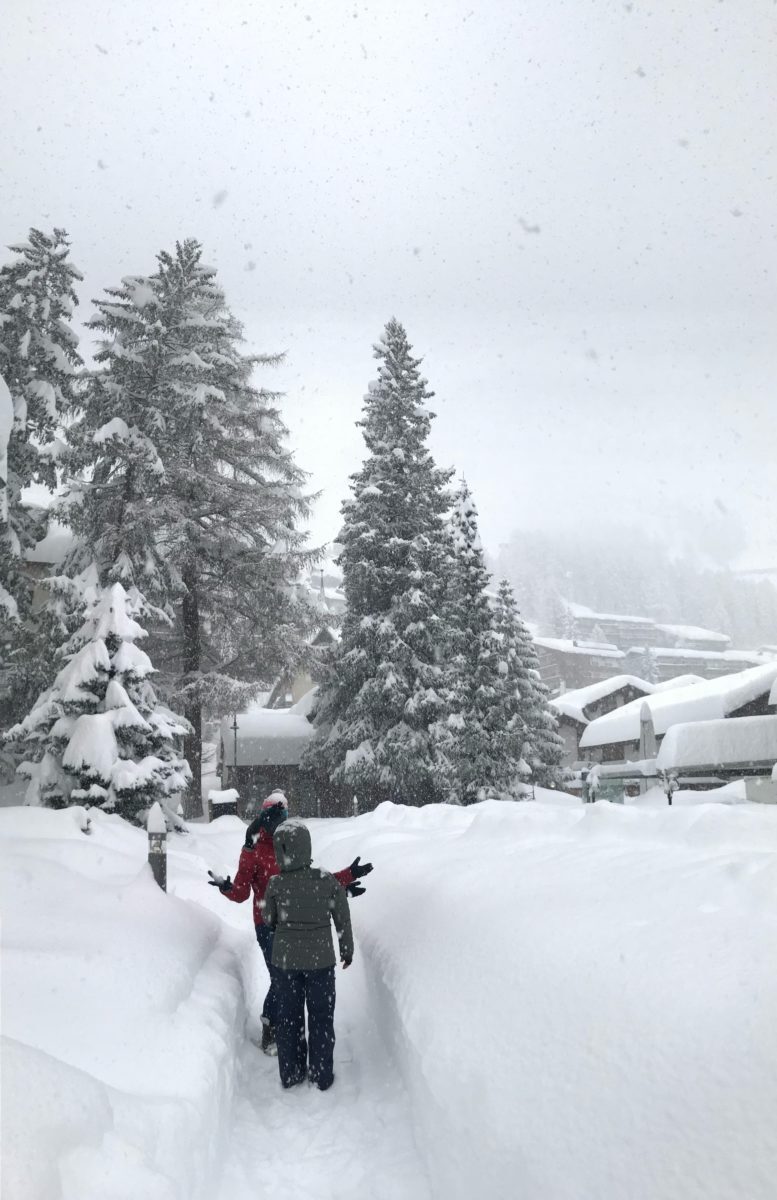 Zermatt under snow