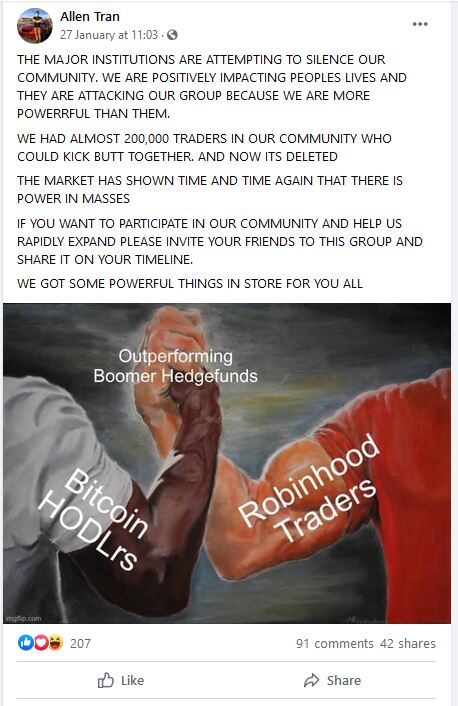 gamestop banned facebook
