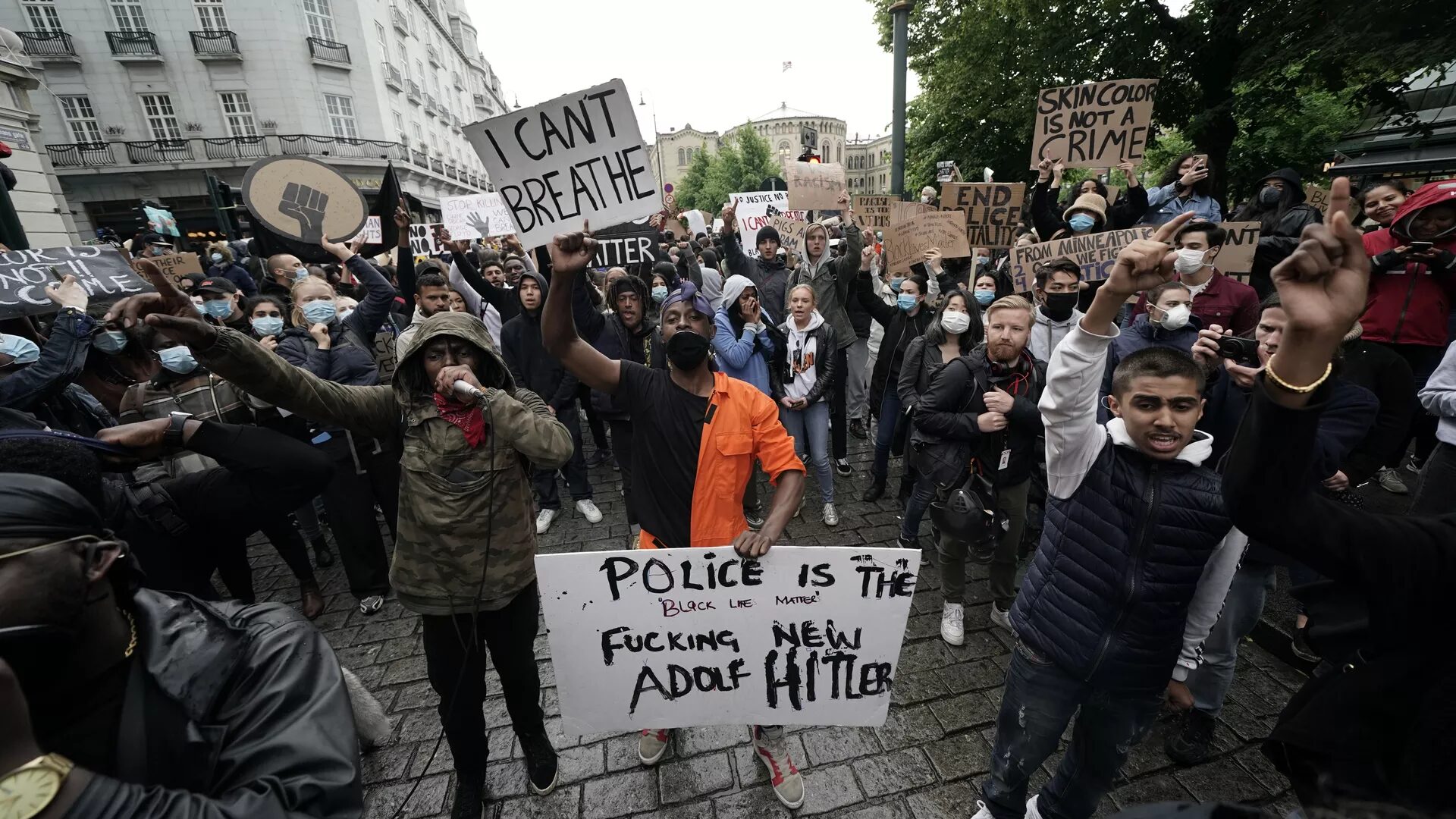 BLM march