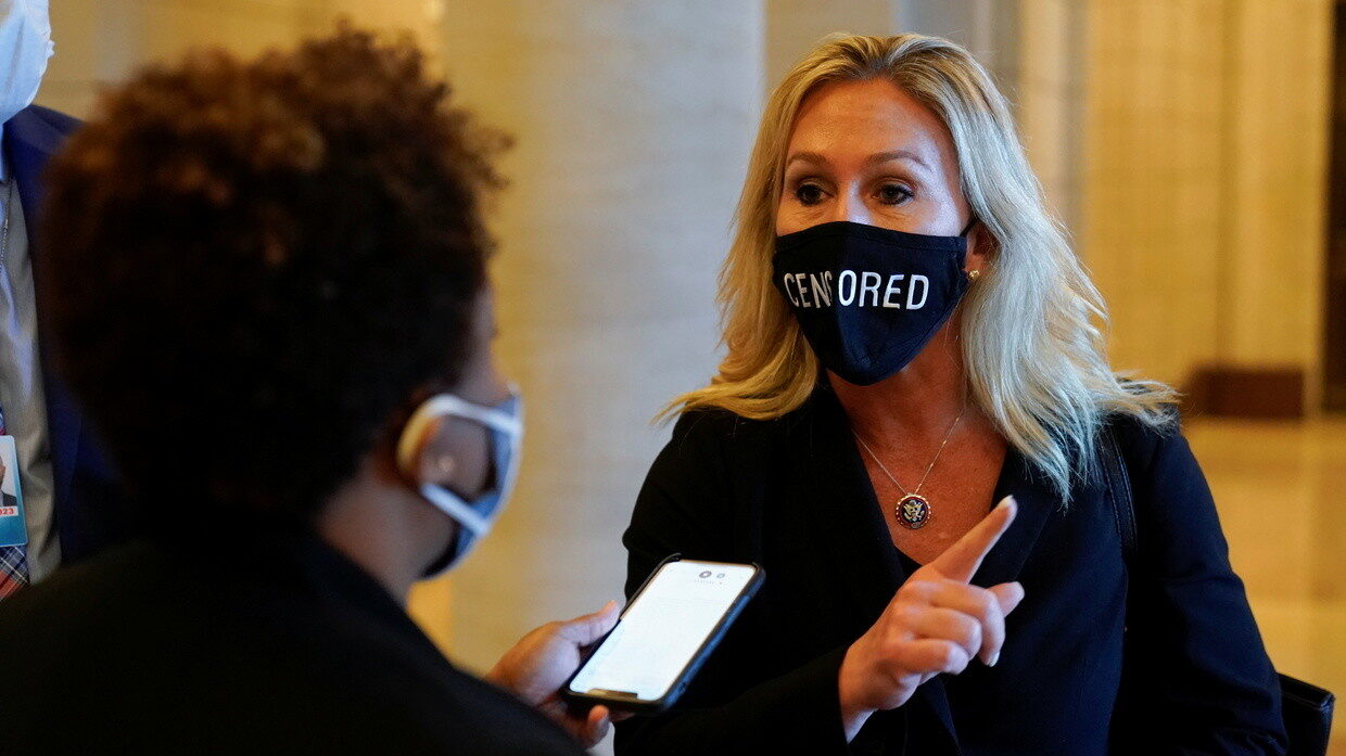 'Loud & unmasked': Democratic rep moves office citing 'safety' concerns after accusing GOP upstart Taylor Greene of 'berating' her