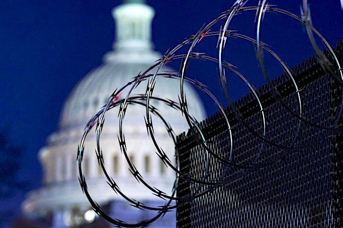 Click to enlarge Capitol barbed wire