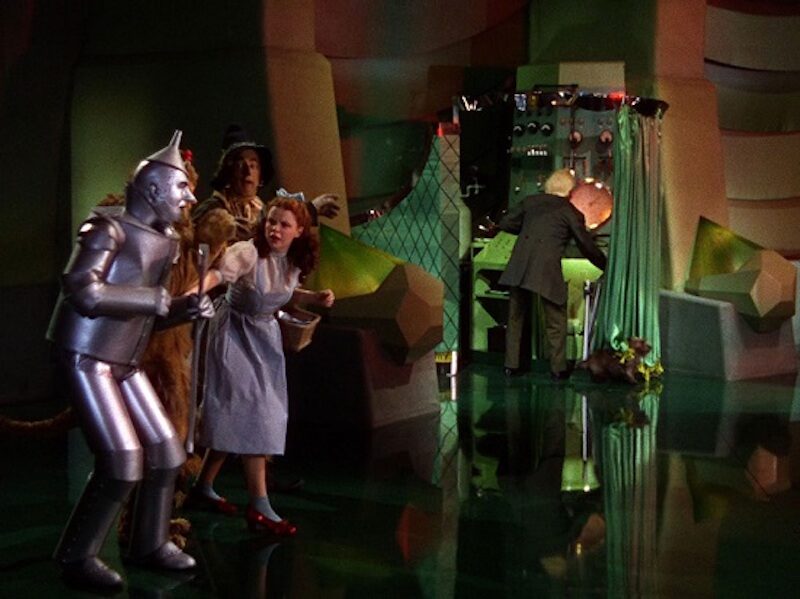 behind the curtain
