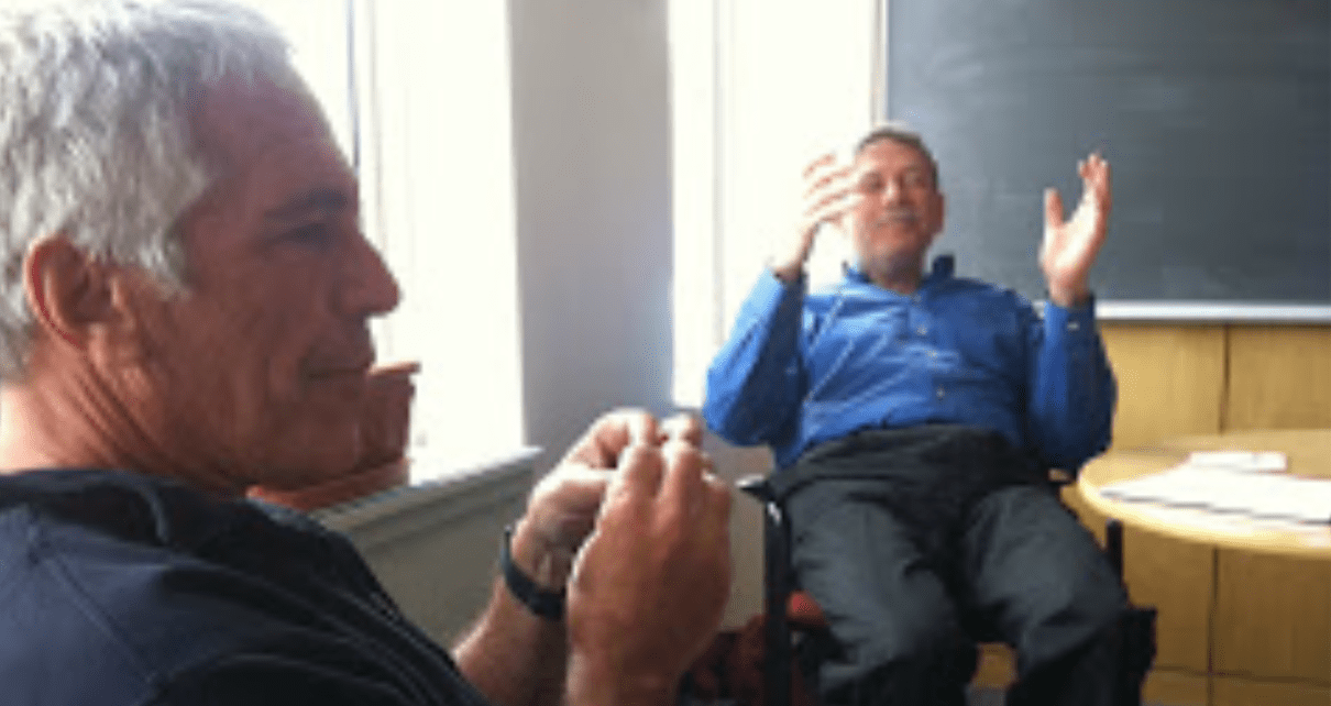 Click to enlarge Epstein and Eric Lander
