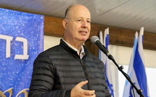 Settlement Affairs Minister Tzachi Hanegbi