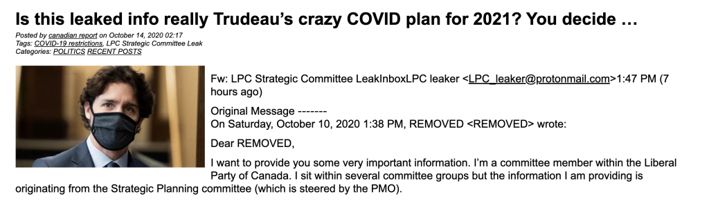 Trudeau Covid