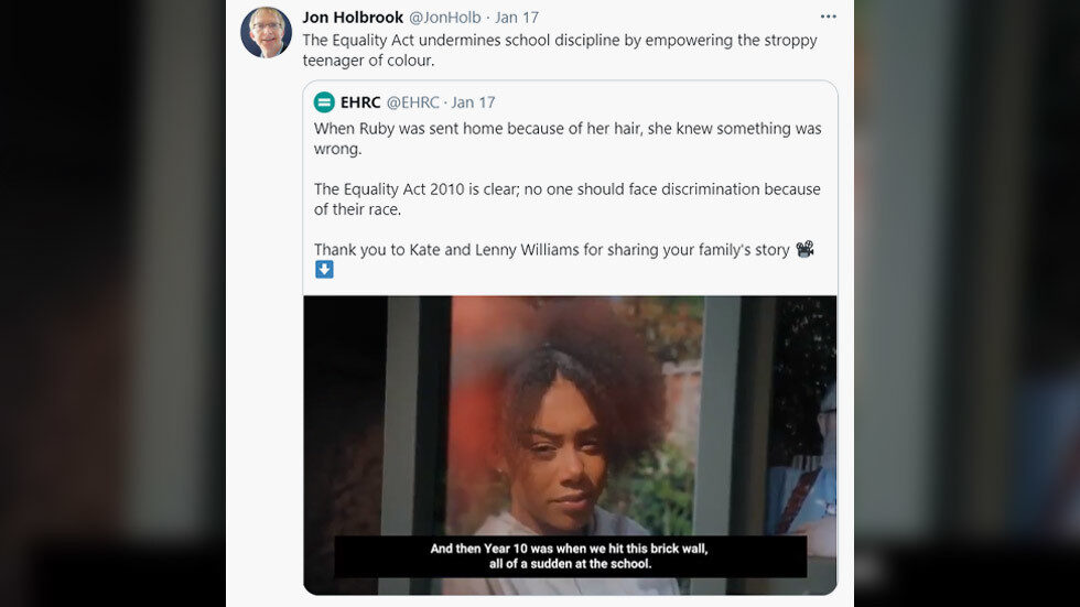 john holbrook tweet lawyer cancel culture
