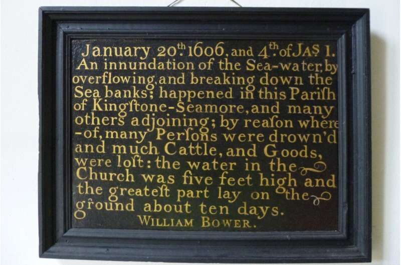 Click to enlarge Flood Plaque