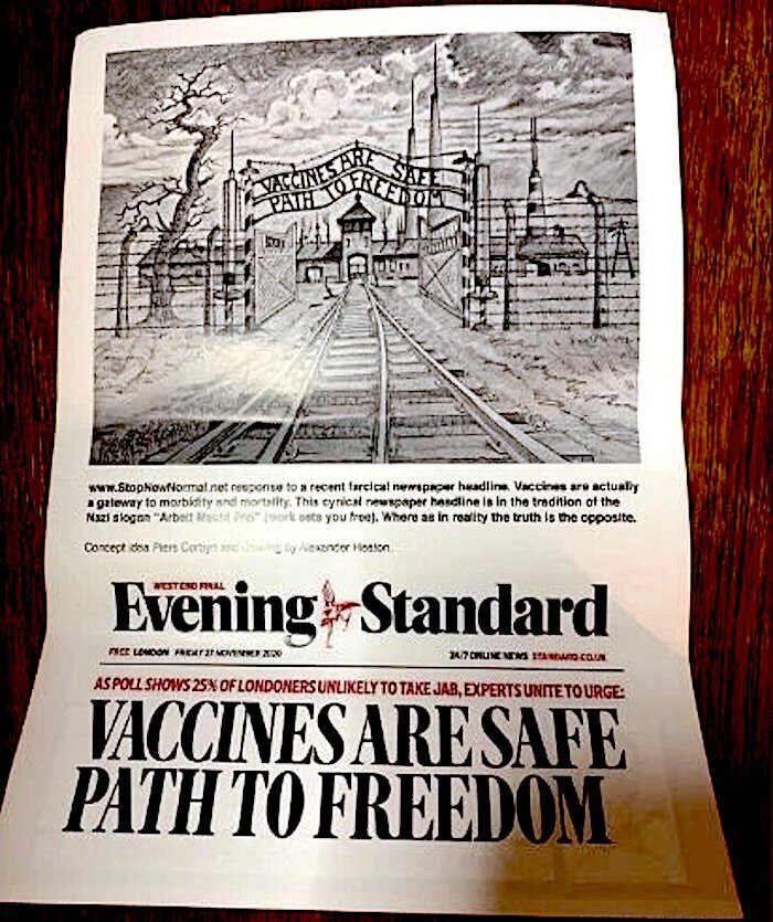 Click to enlarge Evening Standard page