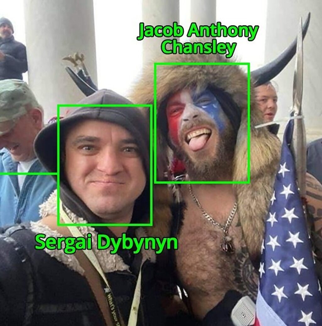 Click to enlarge ukraine antifa capitol riots serfai dybynyn jacob chansley
