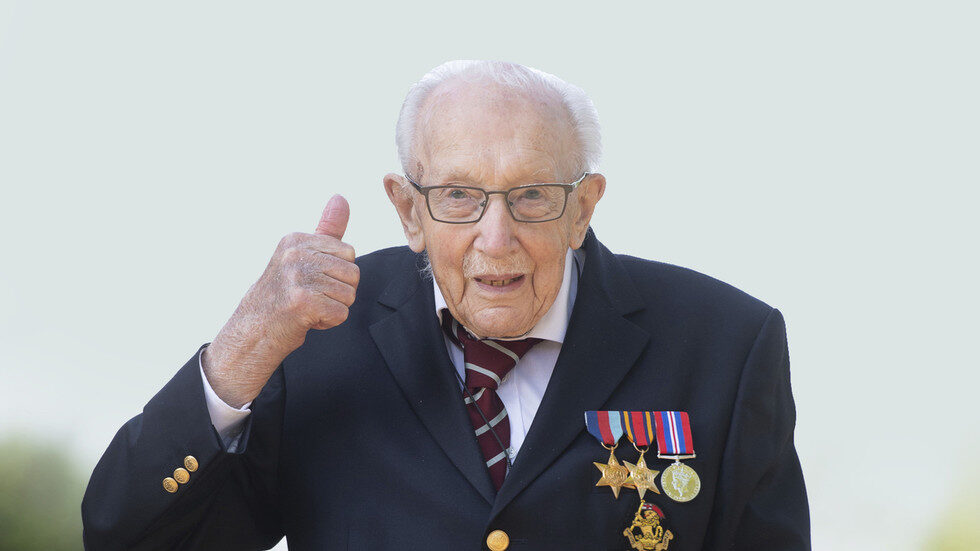 Click to enlarge Captain Tom Moore