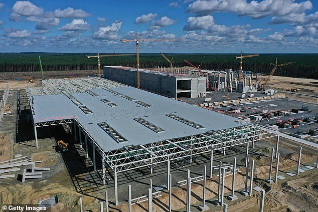 Click to enlarge Tesla Gigafactory near Berlin