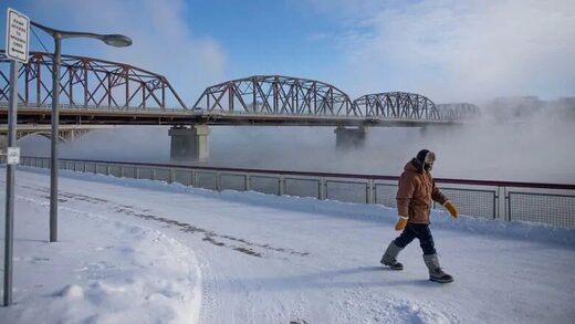 Cold weather in Canada