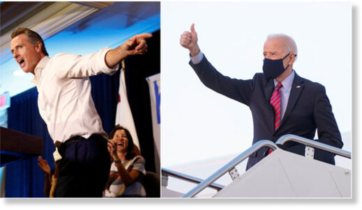 Newsom Biden