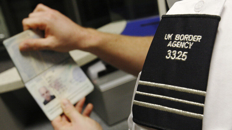 Click to enlarge border uk passport