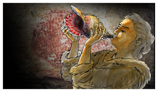 Click to enlarge Drawing of Ancient Conch