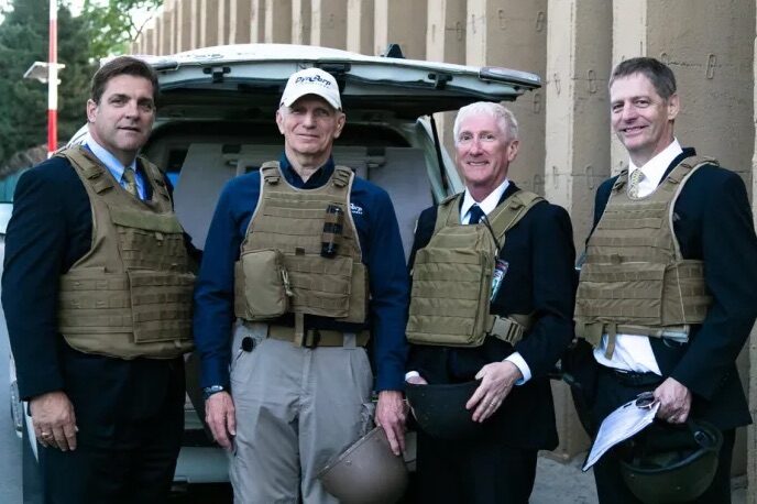 Click to enlarge DynCorp CEO Lewis “Lou” Von Thaer