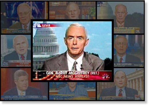 Click to enlarge executives on television