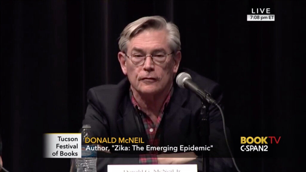 Click to enlarge Donald McNeil Jr