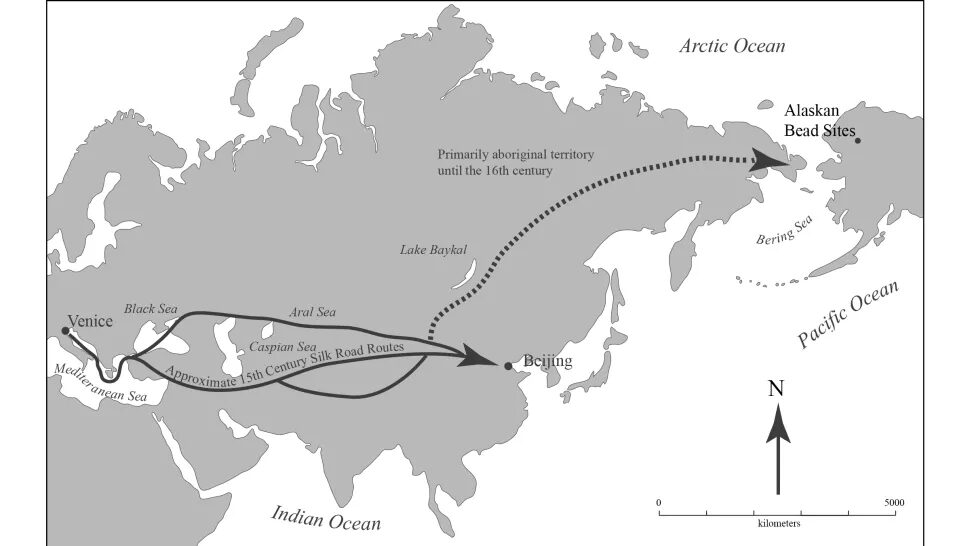 Click to enlarge Possible Route from Europe