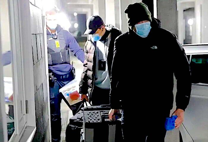 3 guys and evidence?
