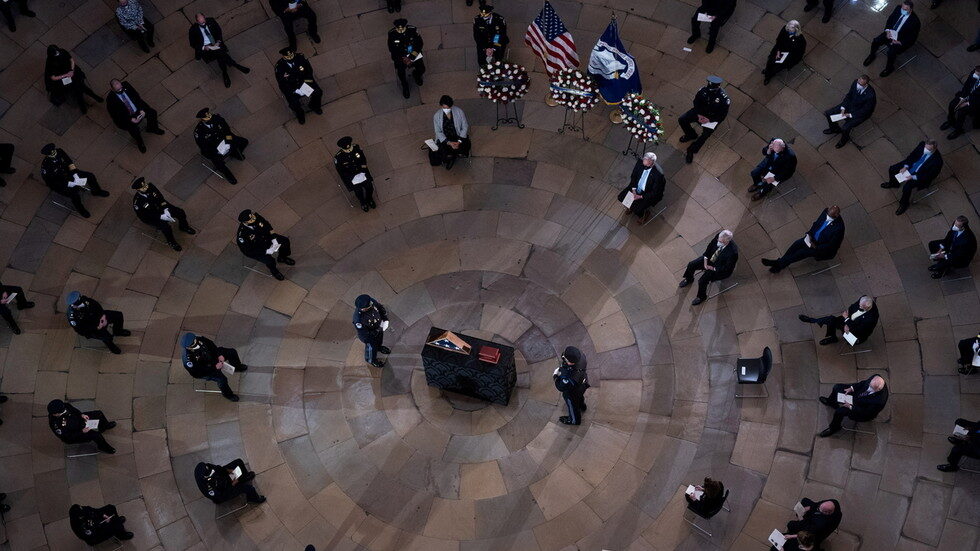 Click to enlarge memorial service Brian Sicknick