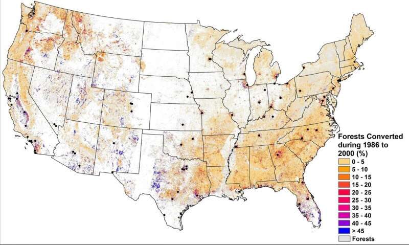 forest map us