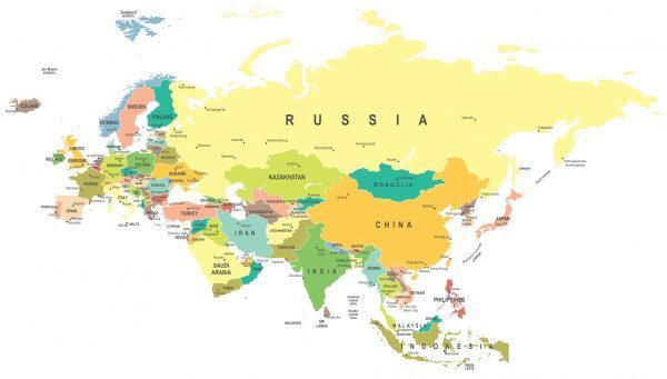 Click to enlarge Eurasia map