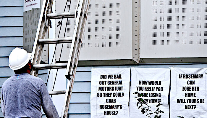 Click to enlarge Ladder worker