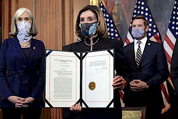 Click to enlarge Pelosi w Articles Impeach