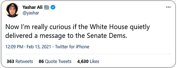 Yashar tweet