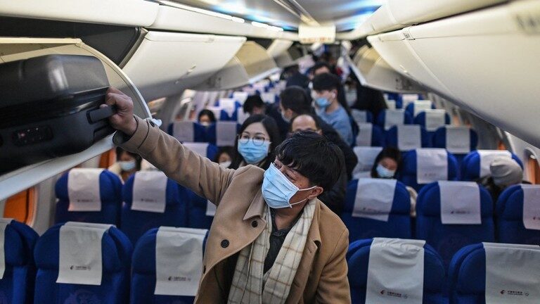 plane face masks