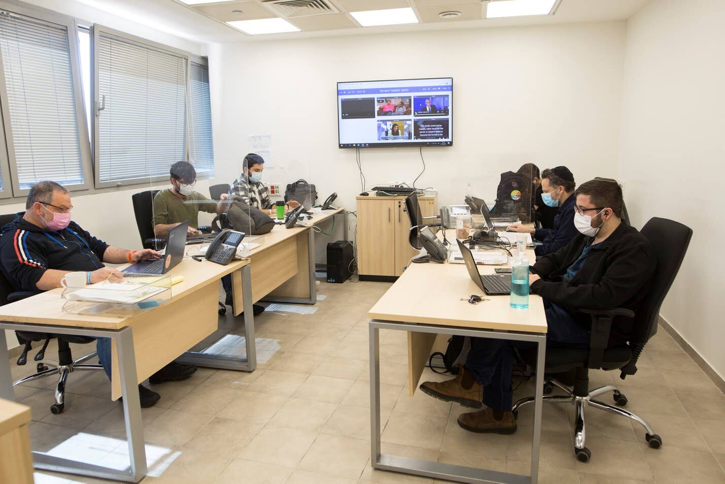 Click to enlarge fake news war room