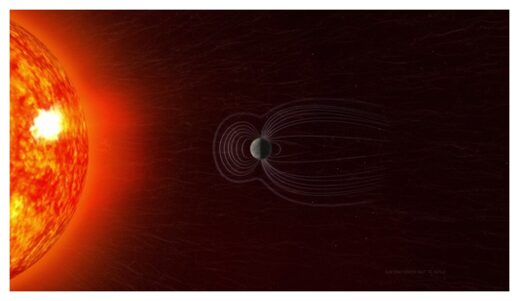 Click to enlarge Solar Wind and Earth's magnetosphere