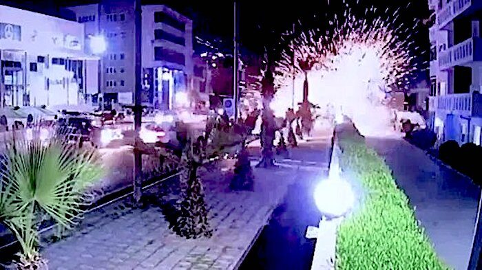 rocket explosion