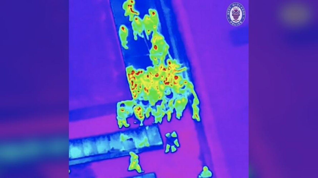 Police deploy IR-camera drone to raid underground Birmingham club sporting gym, recording studio, & VIP lounge
