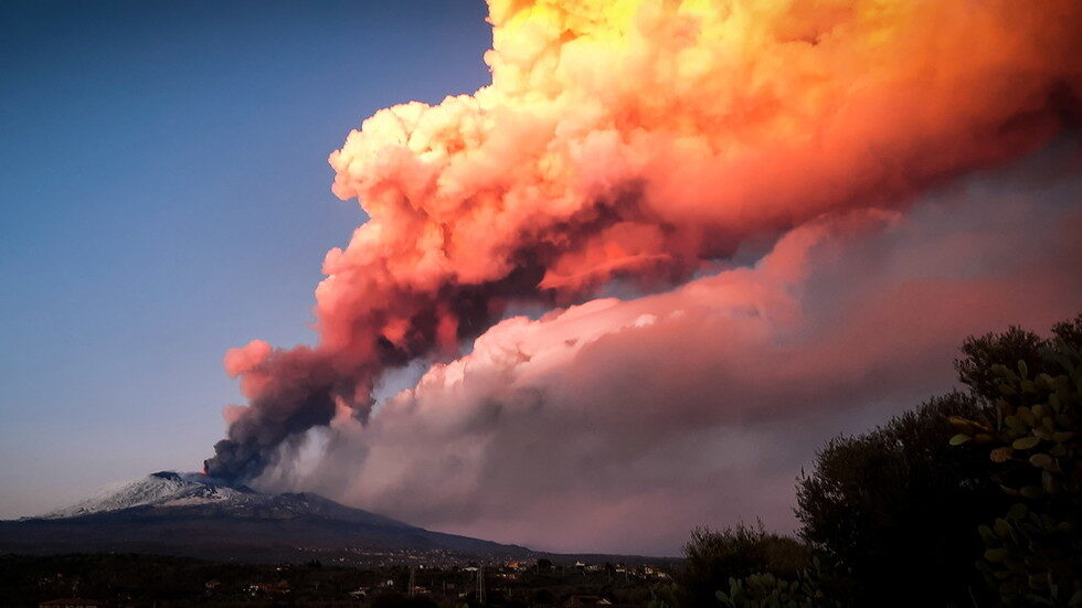 Mount Etna eruption