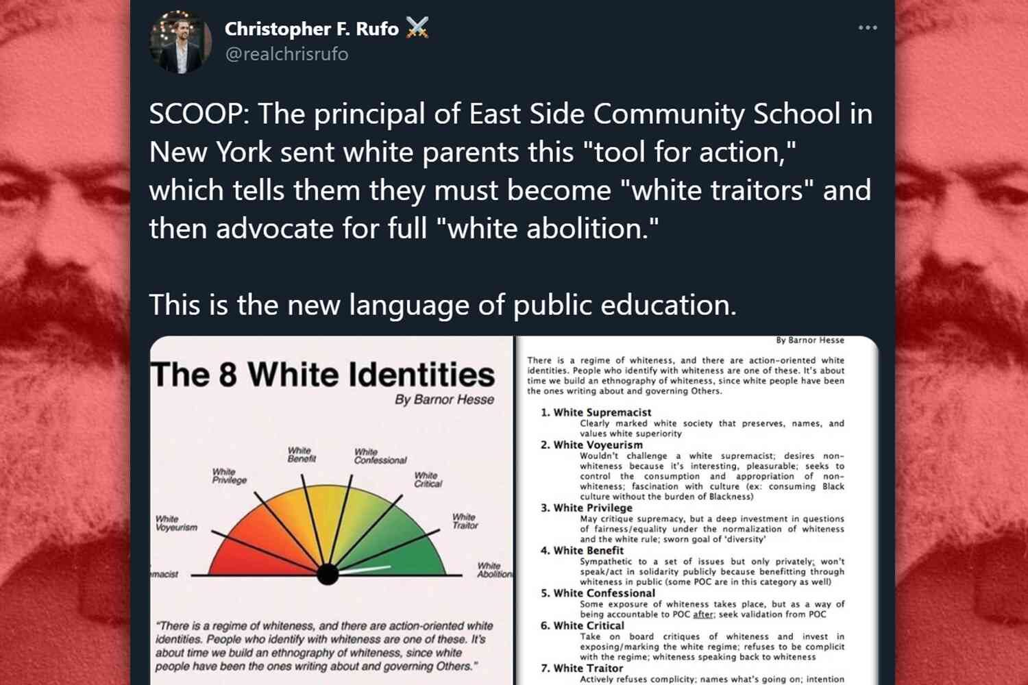 white identities tweet rufo
