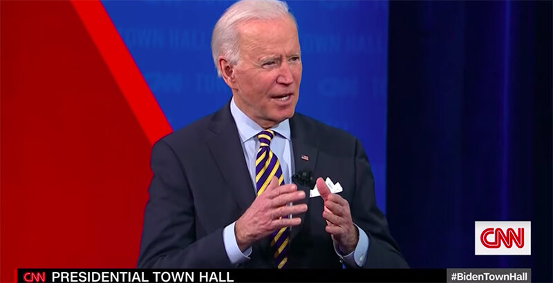 joe biden CNN town hall
