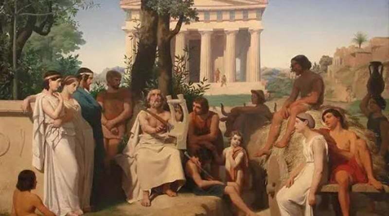 Jean-Baptiste Auguste Leloir, Homère, 1841
