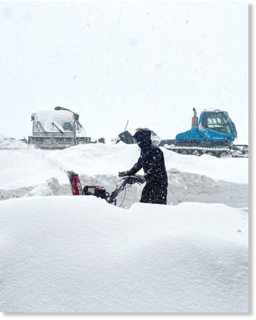 All hands on deck in Snowbird on Feb 16.