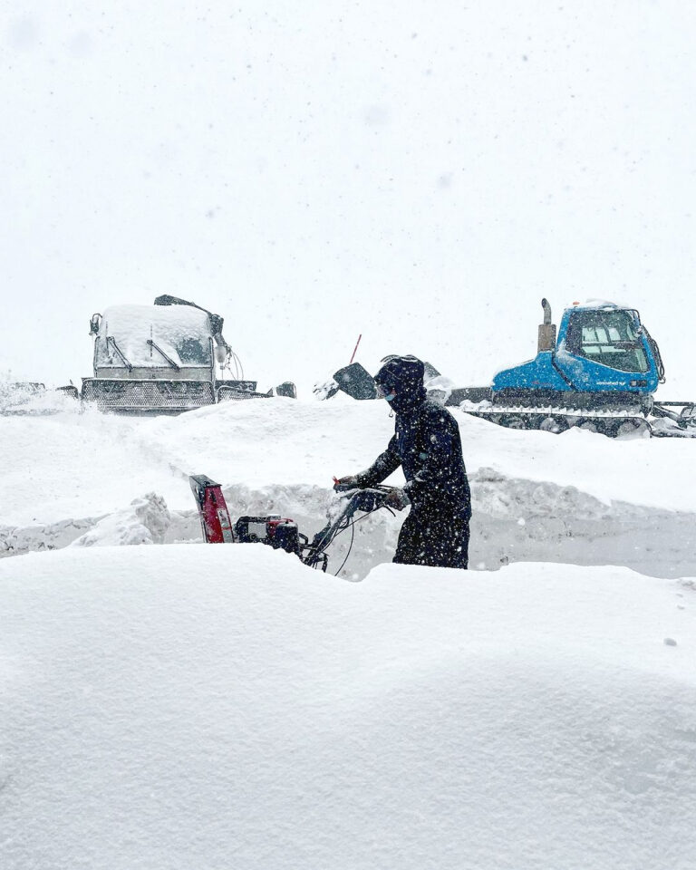 All hands on deck in Snowbird on Feb 16.