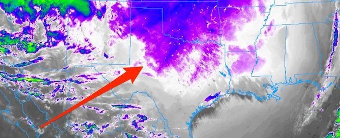 Click to enlarge satellite weather