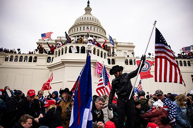capitol protest patriots flags maga