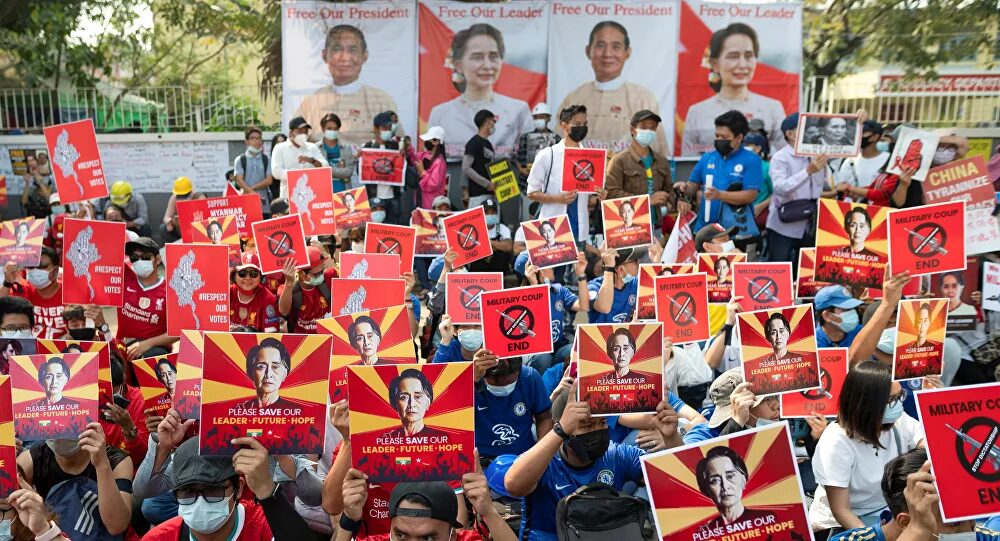 Myanmar protest
