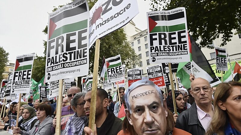 protest israel london