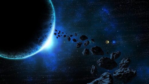 Asteroid illustration